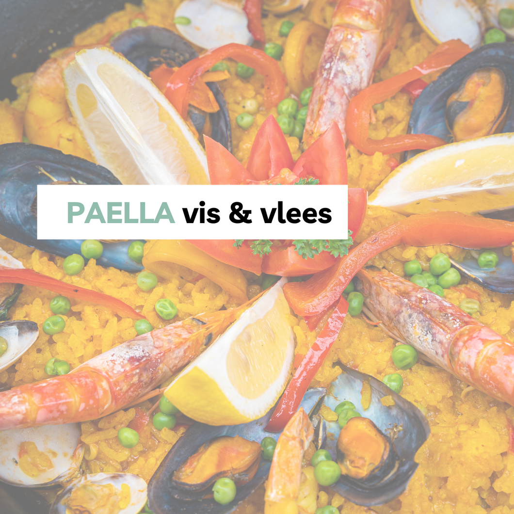 Paella deluxe - vis & vlees